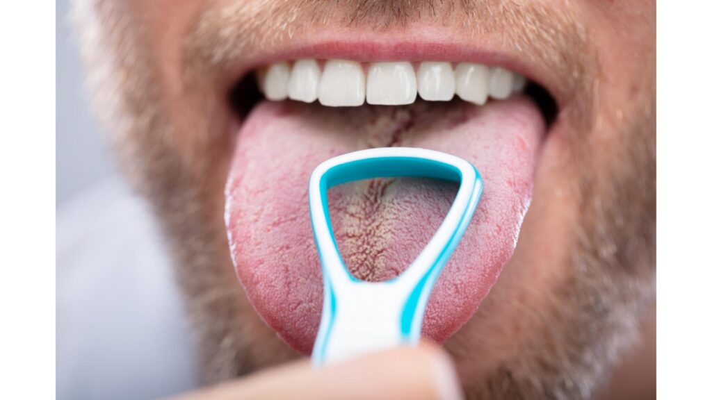 How to stop rubbing tongue on teeth